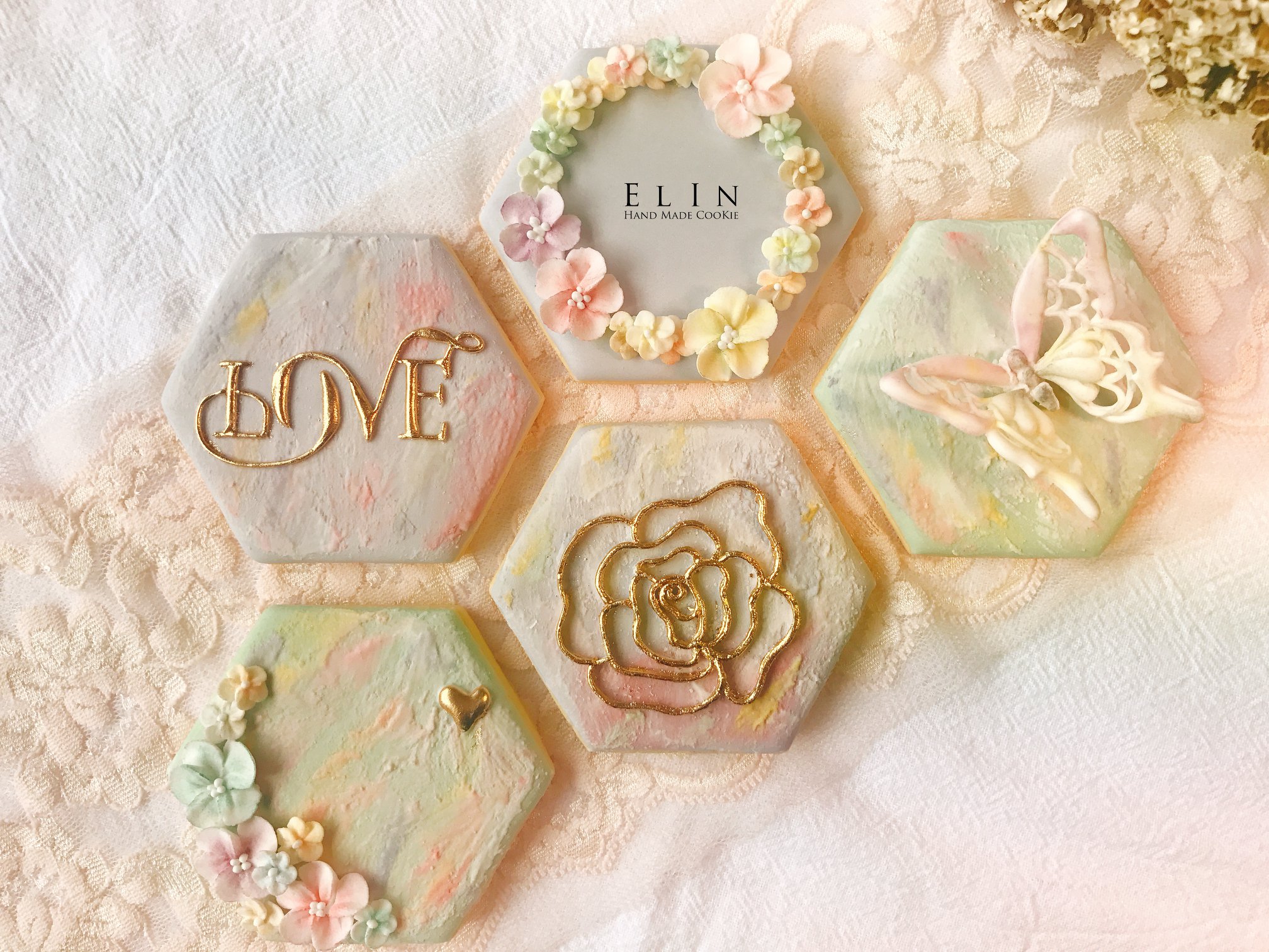 royal icing cookie cake