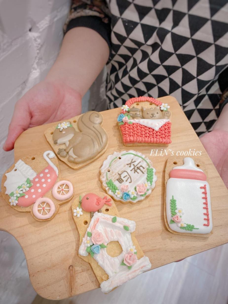 2021年3月學生作品分享 森林系糖霜餅乾