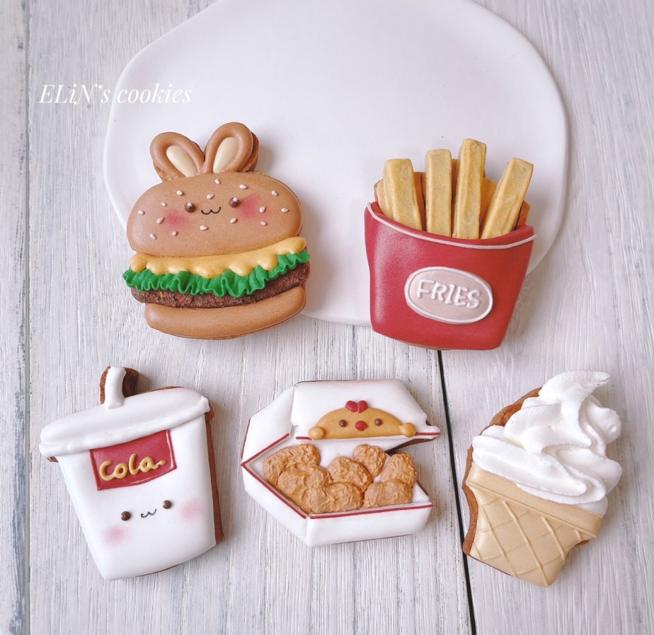 🍔 基礎糖霜餅乾課程｜今天就吃麥當當｜限量開課中！